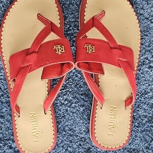 Lauren Ralph Lauren Bold Red Sandals